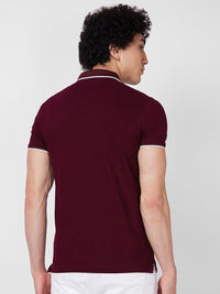 SPYKAR Polo Collar Slim Fit T-shirt
