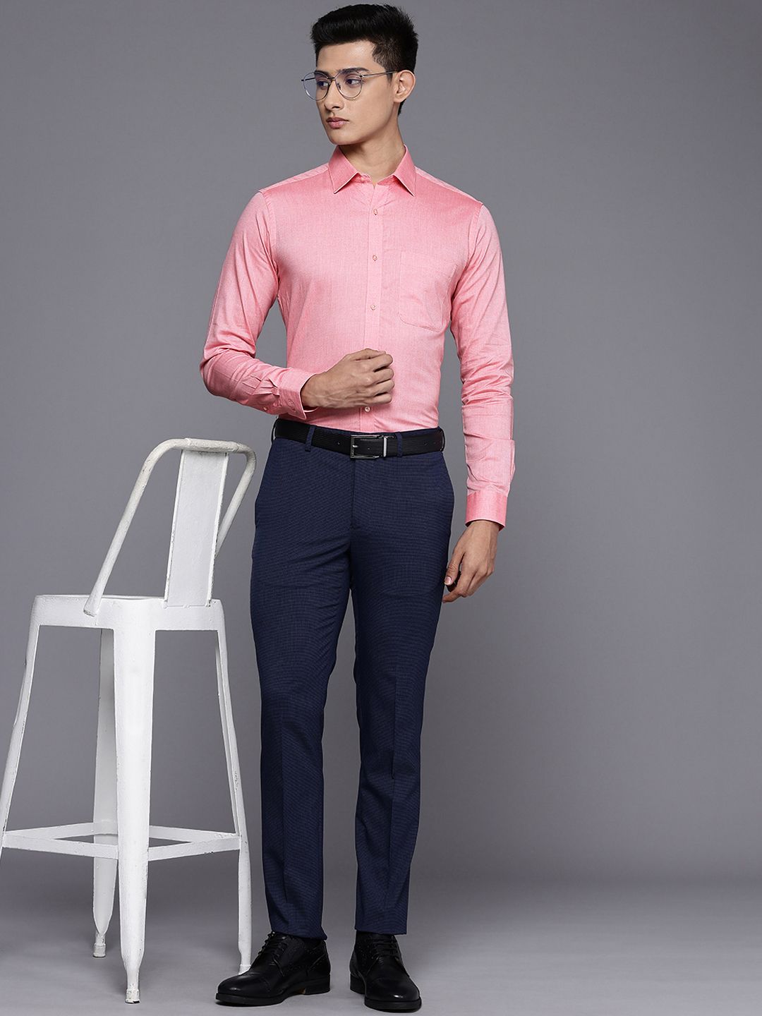 Raymond Pure Cotton Slim Fit Formal Shirt