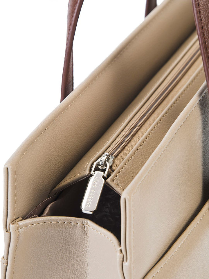 Lino Perros Oversized Structured Tote Bag with Quilted