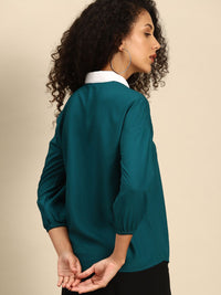 DENNISON Women Smart Opaque Casual Shirt