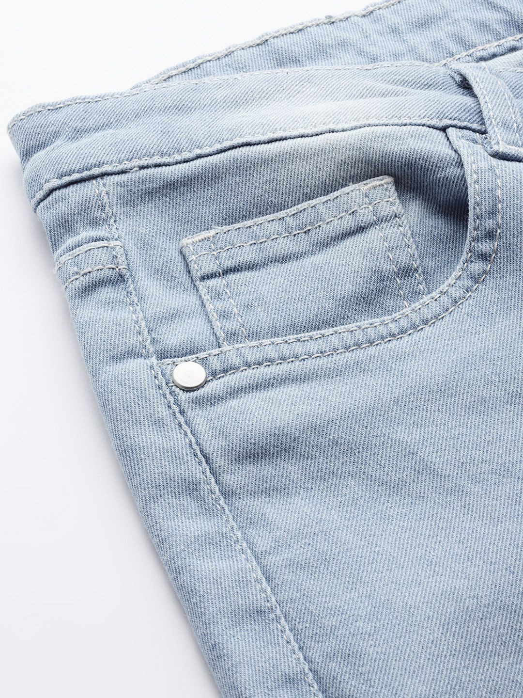 ether Women Blue Skinny Fit Light Fade Stretchable Jeans