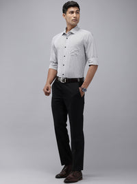 Park Avenue Slim Fit Grid Tattersall Checked Easy Care Formal Shirt