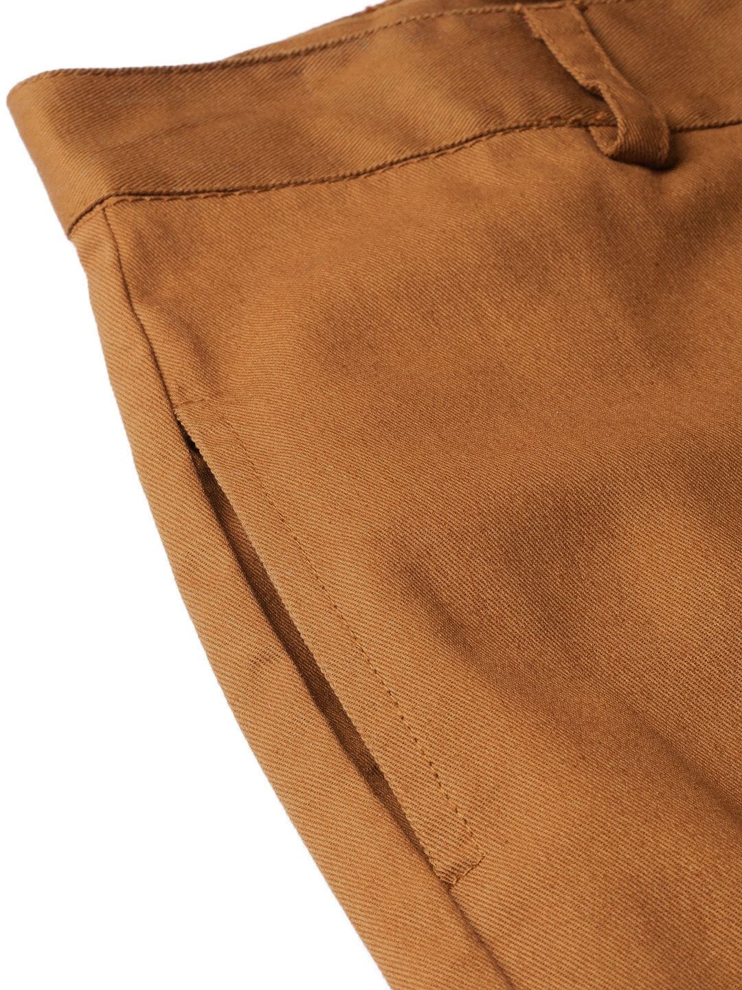 STREET 9 Women Rust Brown Loose Fit Cargos