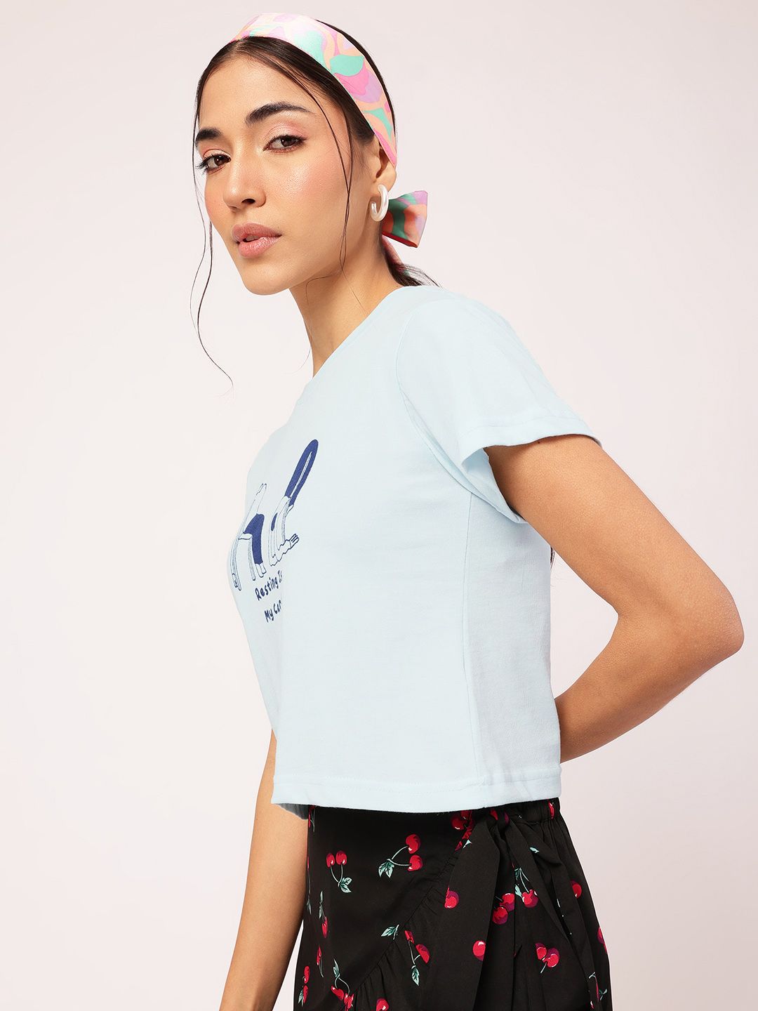 DressBerry Witty & Wondeful Slang Printed Casual Tee