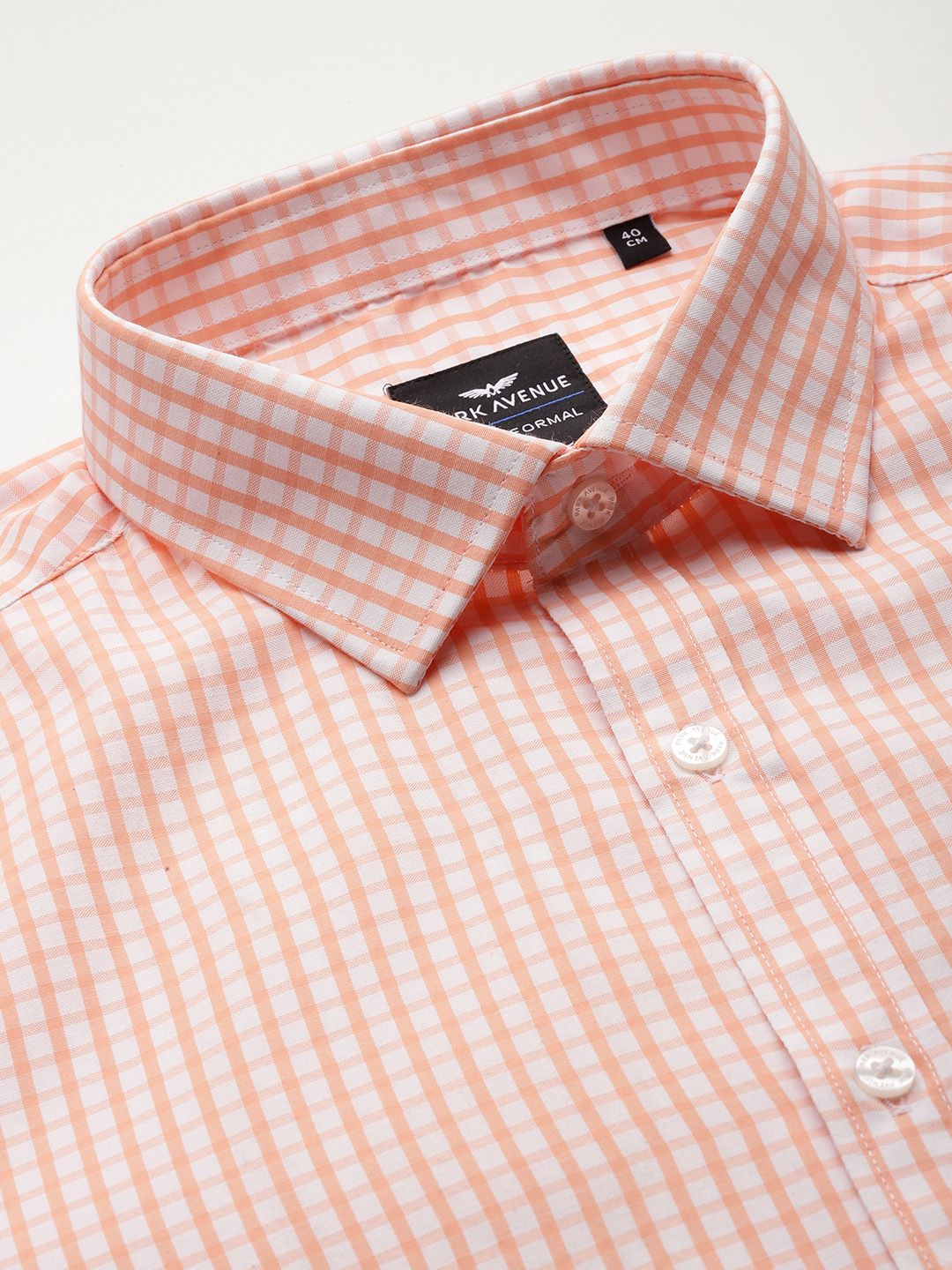 Park Avenue Slim Fit Checked Formal Shirt