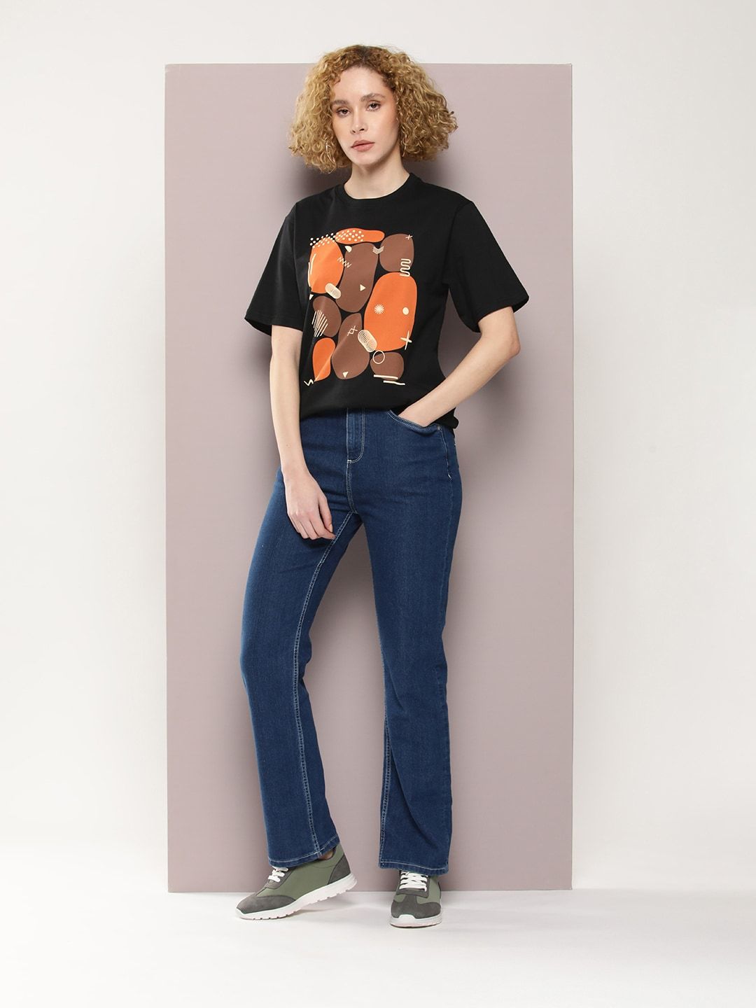 DILLINGER Graphic Printed Oversized Pure Cotton T-shirt