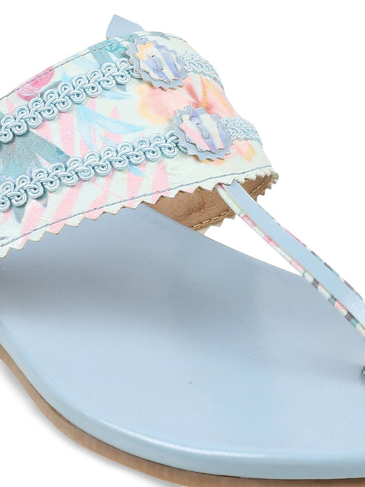 Mochi Printed One Toe Flats