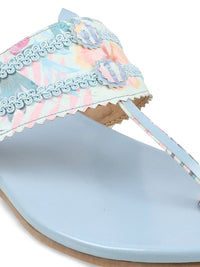 Mochi Printed One Toe Flats