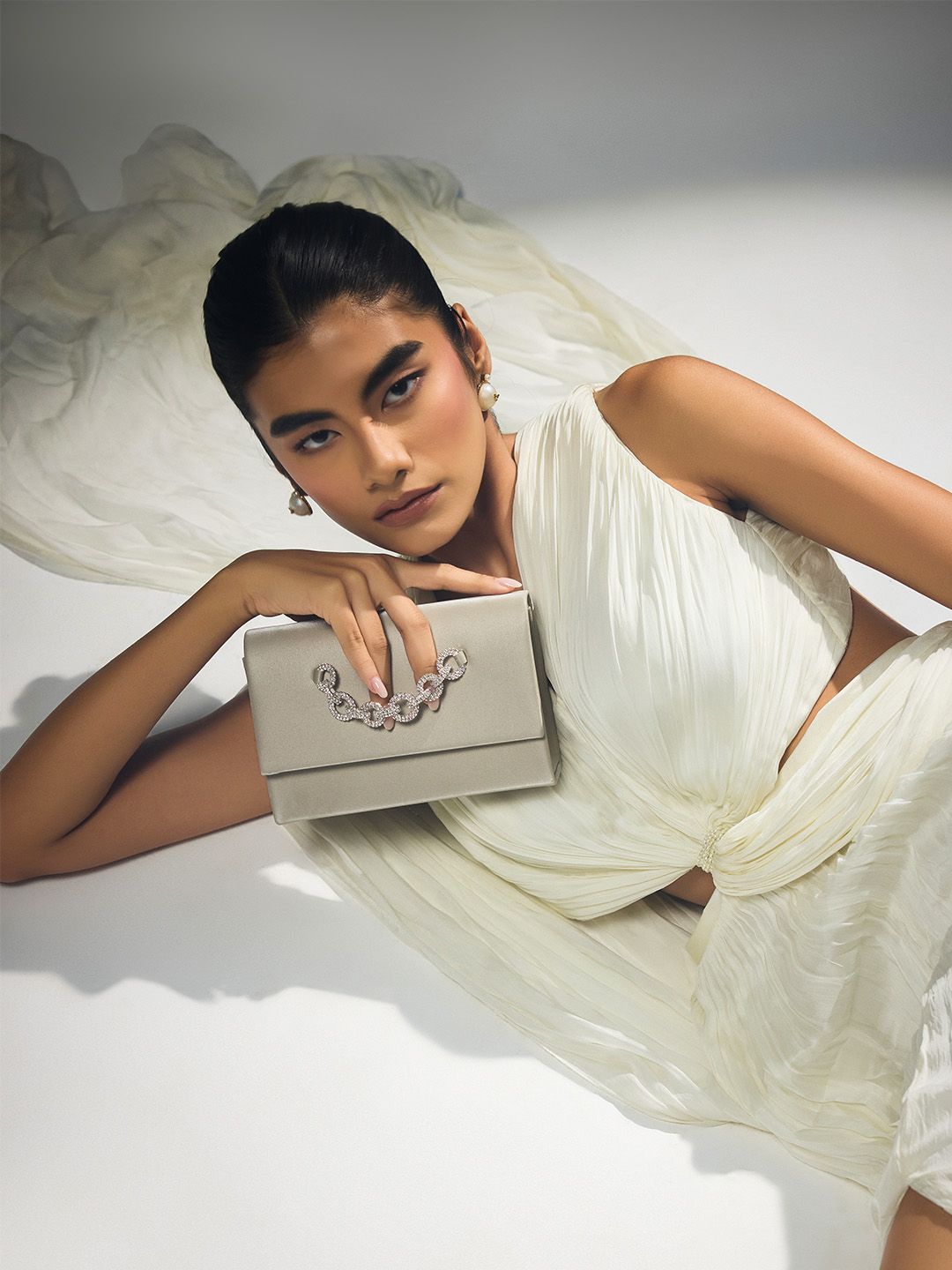 Lino Perros Embellished Envelope Clutch
