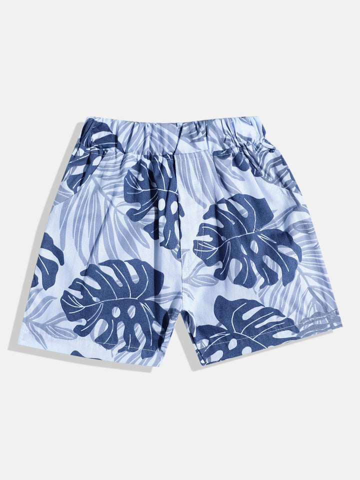 Moms Love Infant Boys Tropical Printed Pure Cotton Clothing Set
