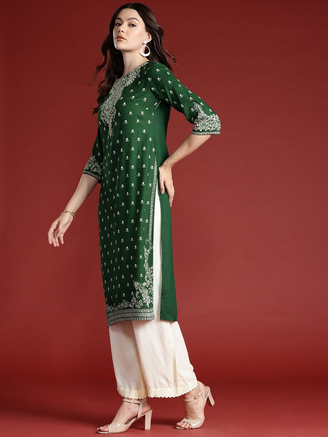Anouk Women Ethnic Motifs Printed Kurta