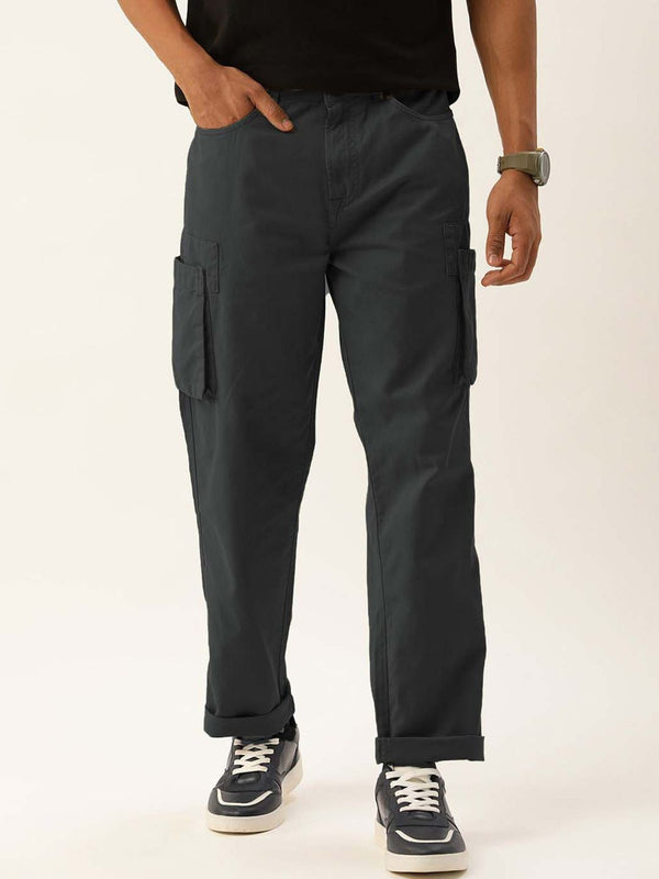Bene Kleed Men Straight Fit Pure Cotton Cargos Trousers