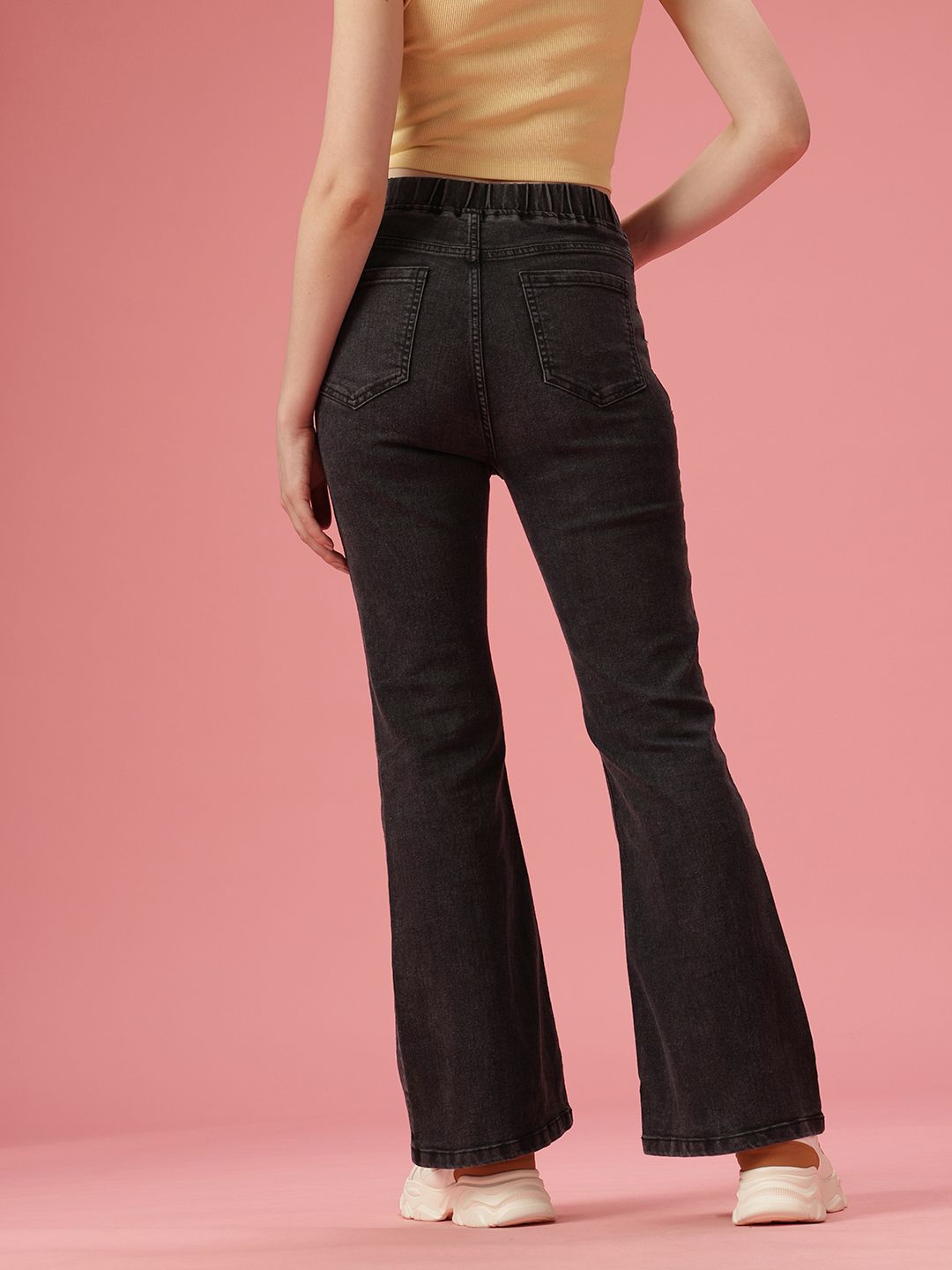 DressBerry Women Bootcut High-Rise Stretchable Jeans