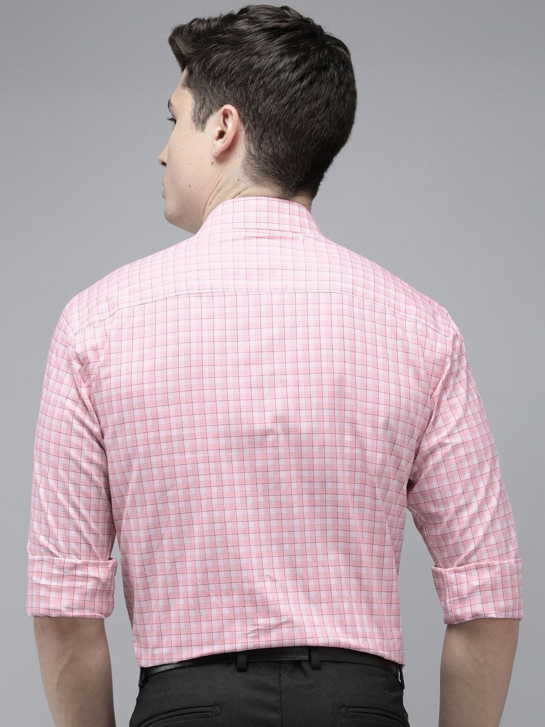 Park Avenue Slim Fit Checked Pure Cotton Formal Shirt