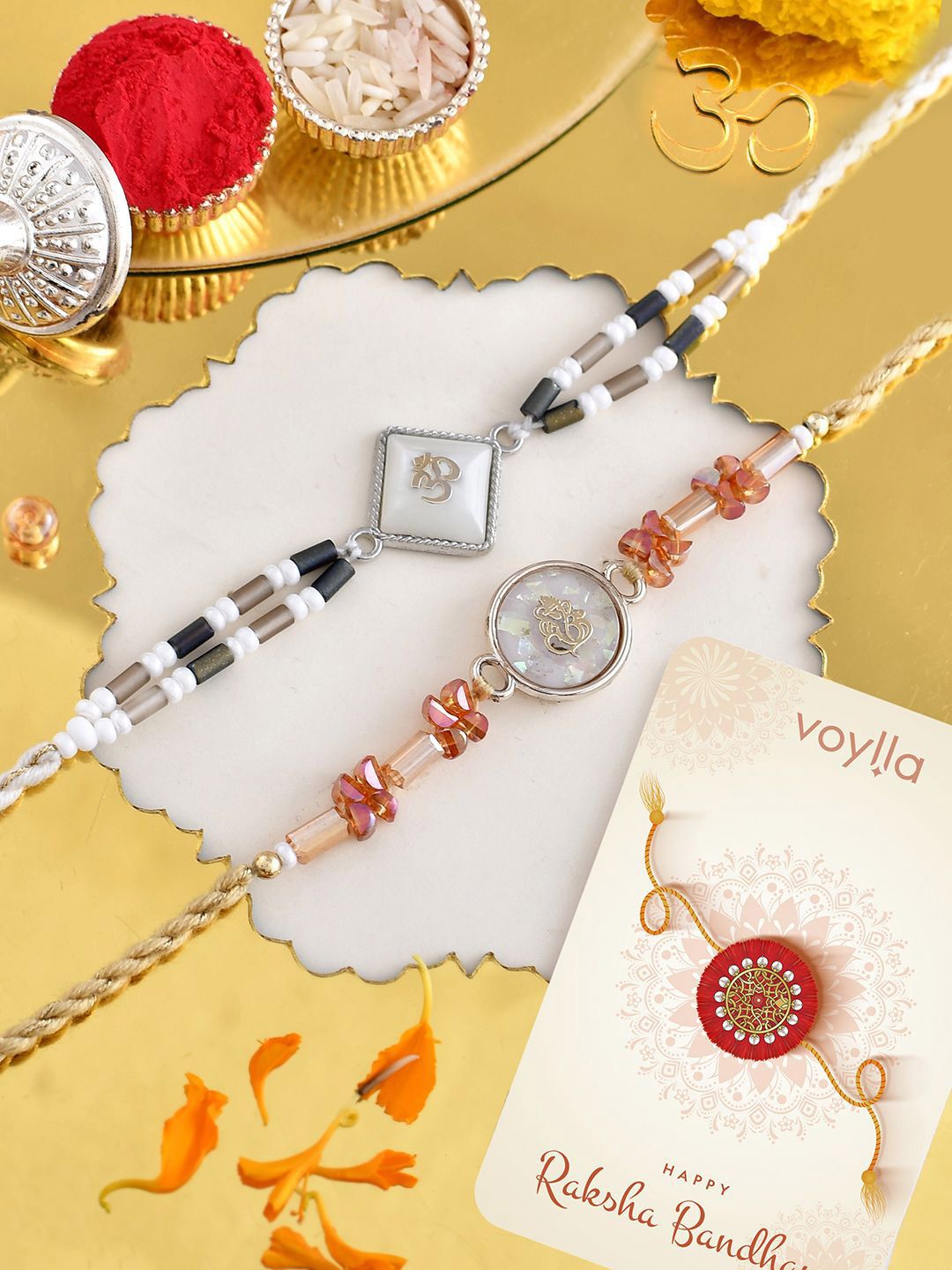 Voylla Men Divine Om Thread Rakhi