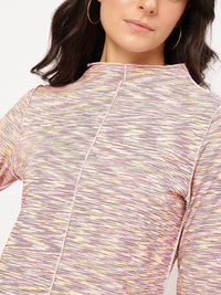DressBerry Nomadic Knits Upturn Stitch Asymmetric Hem Top