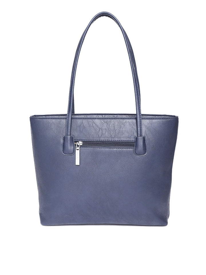 Lino Perros Navy Blue Solid Shoulder Bag