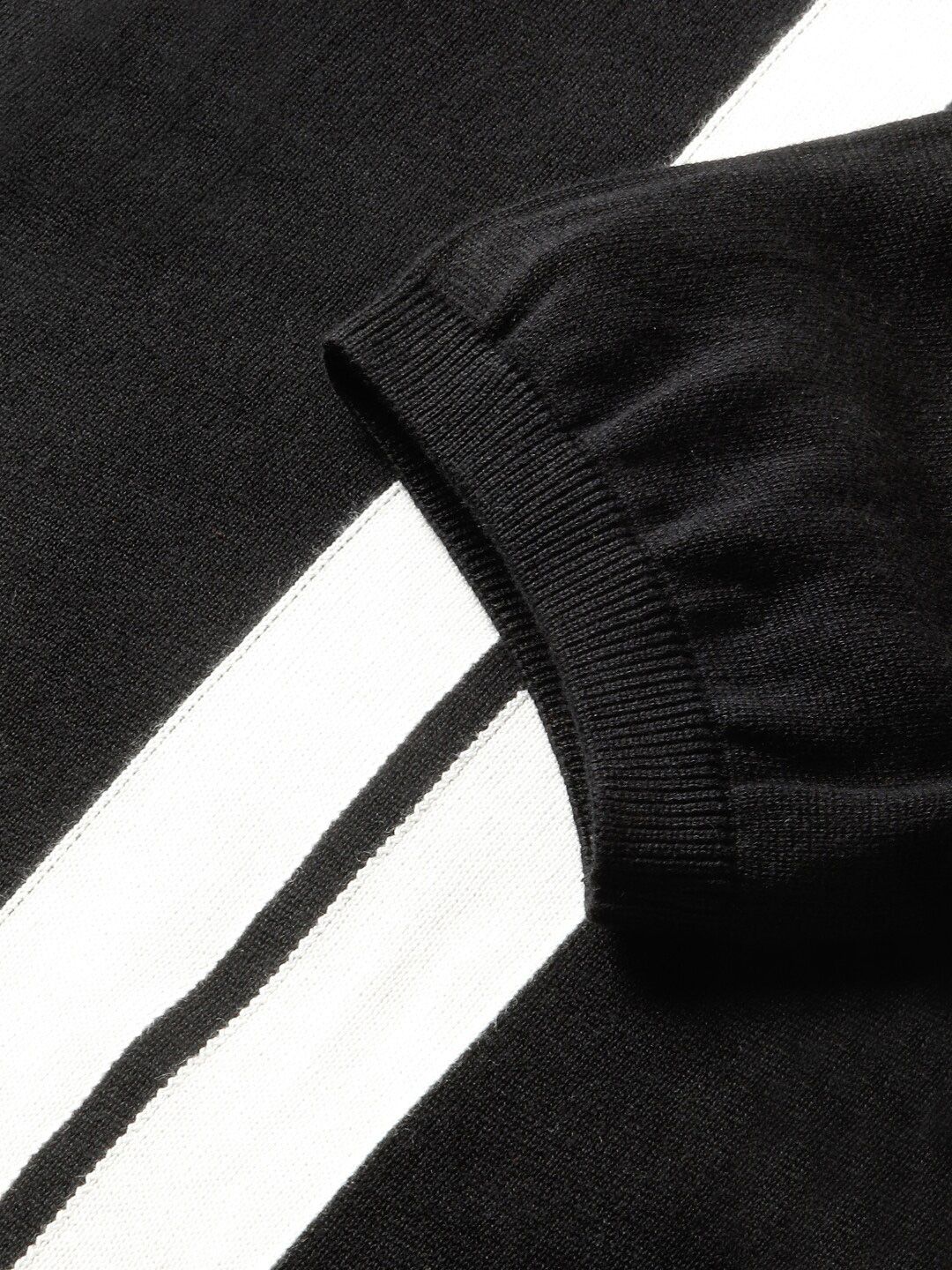 THE BEAR HOUSE Vertical Striped Regular Fit Polo Collar Cotton T-shirt