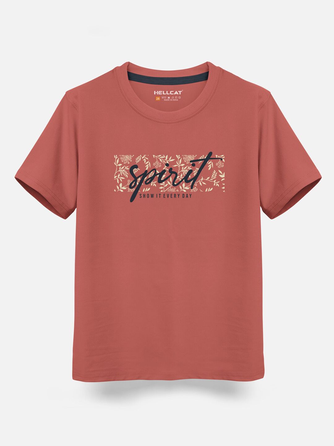 HELLCAT Boys Pack Of 5 Typography Printed Cotton T-shirt