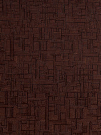 Story@home Brown Printed 2 Seater Stretchable Sofa Cover With Arms