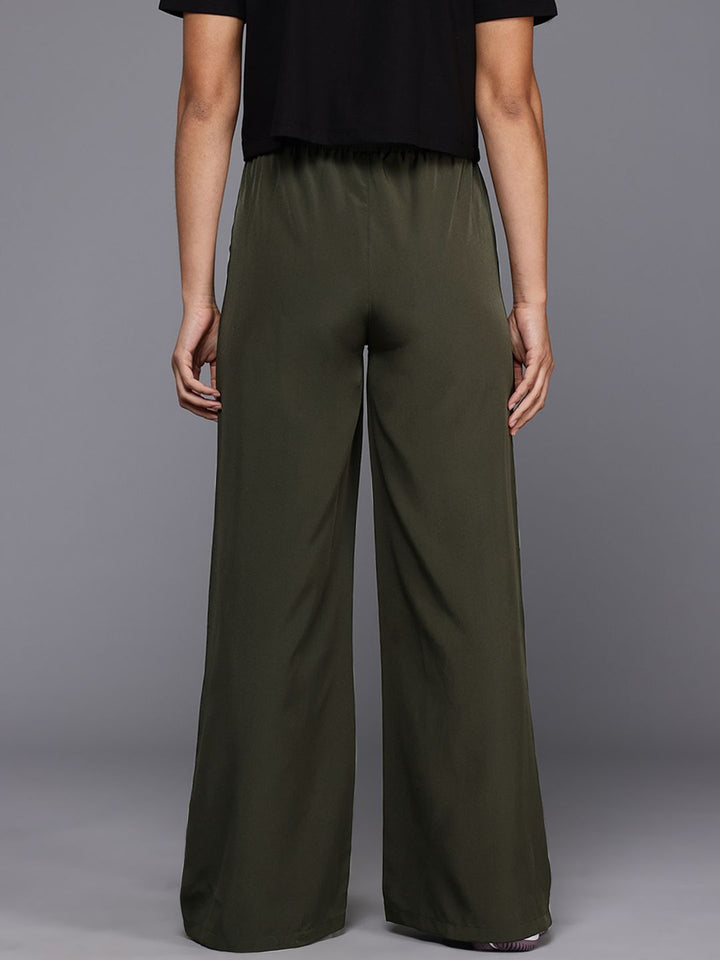 HRX by Hrithik Roshan Women Lifestyle Wide Leg Track Pants