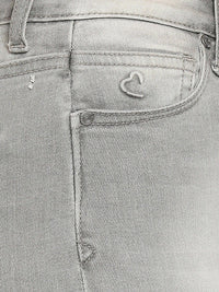 Being Human Women Grey Straight Fit High-Rise Heavy Fade Cotton Jeans