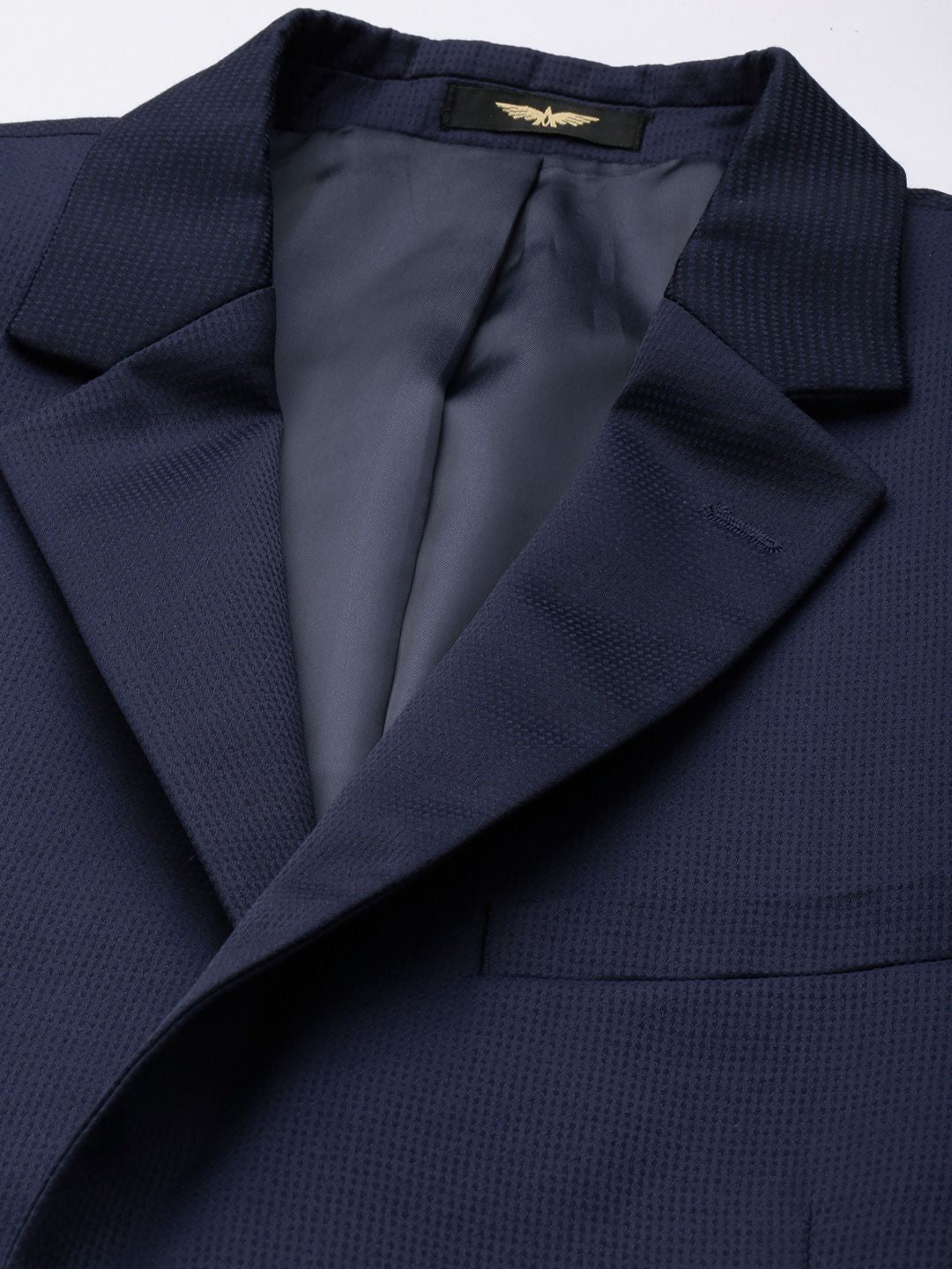 Park Avenue Self Design Single Breasted Super Slim Fit 2-Peice Suit