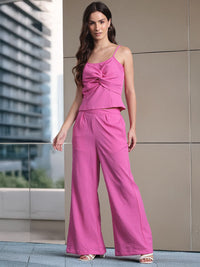 DressBerry Textured Twisted Front Co-ords