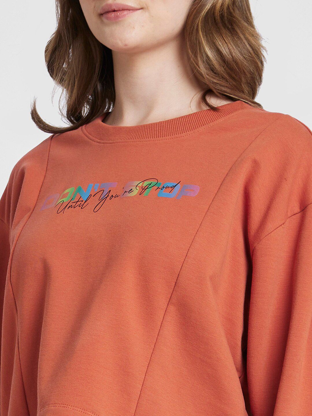 SPYKAR Typography Printed Sweatshirt