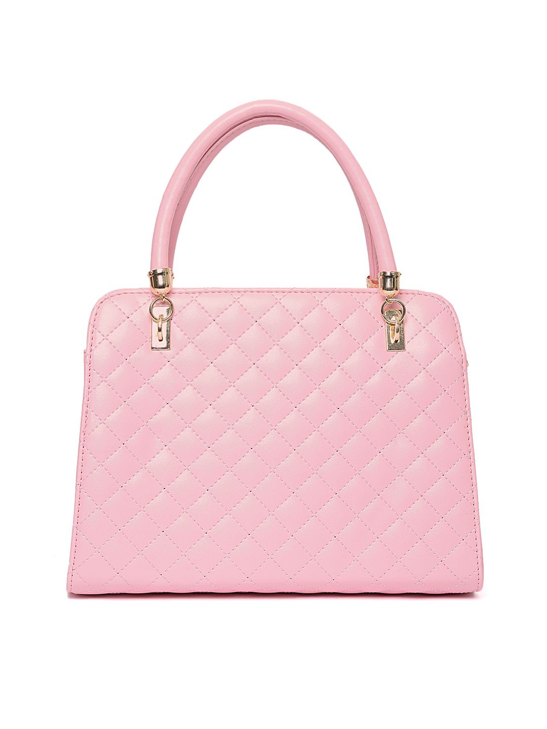 Lino Perros Pink Quilted Handheld Bag
