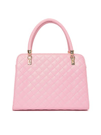 Lino Perros Pink Quilted Handheld Bag