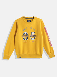 Monte Carlo Boys Typography Printed Sweatshirt