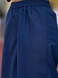 Vishudh Teal & Gold Toned Round Neck Regular Kurta with Palazzos & With Dupatta