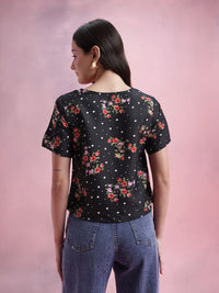 DressBerry Floral Print Top