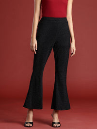 all about you Women High-Rise Sheen Trousers