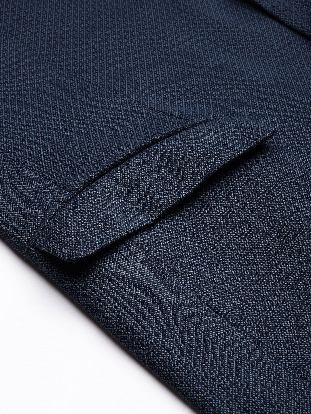 Park Avenue Super Slim Fit Self Design Single-Breasted Formal Blazers