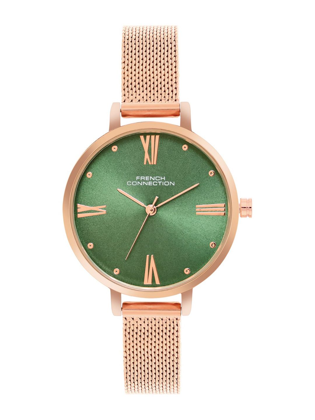 French Connection Women Stainless Steel Analogue Watch FCN0115NRGM