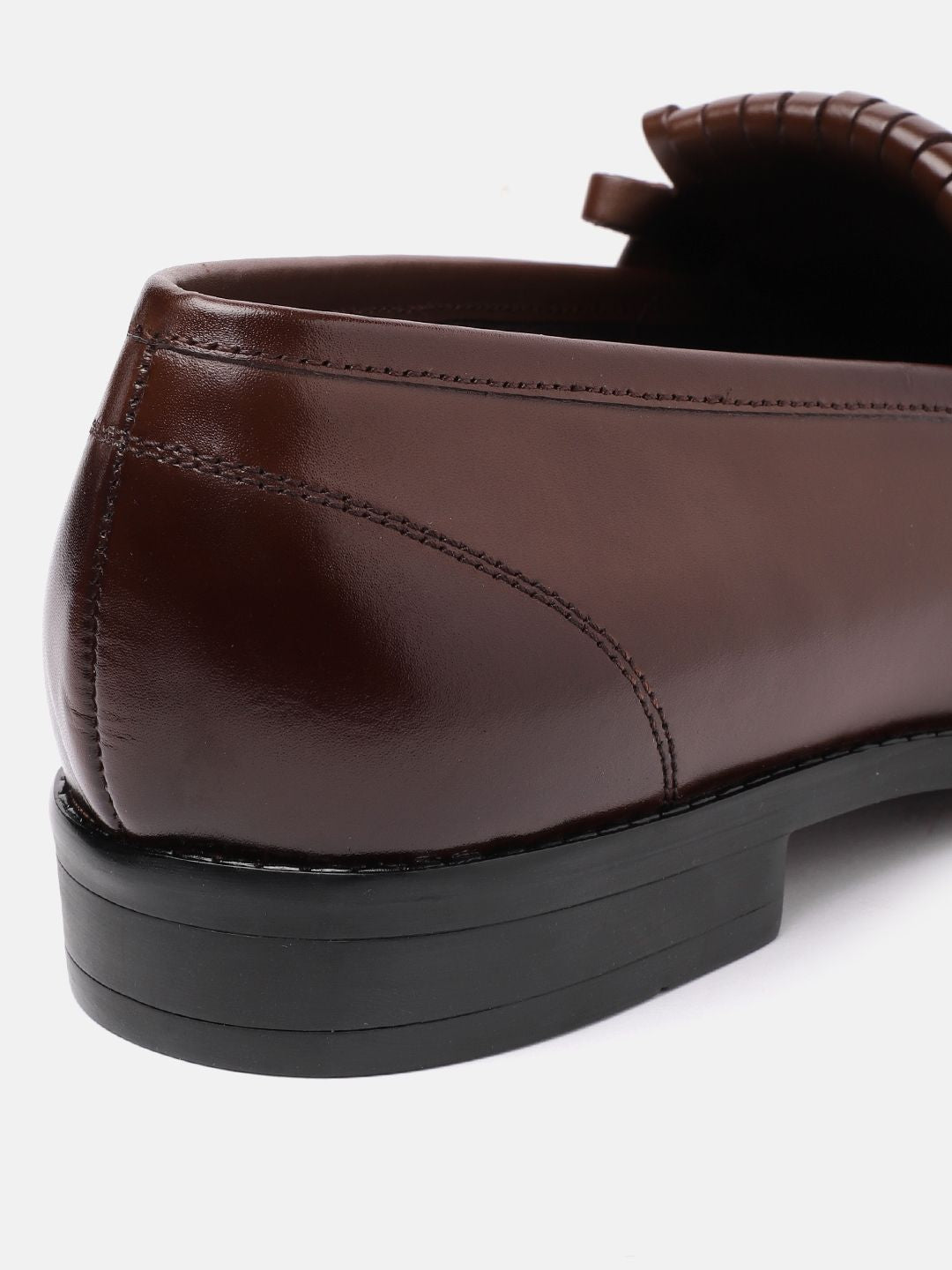 House of Pataudi Men Tasselled Formal Loafers