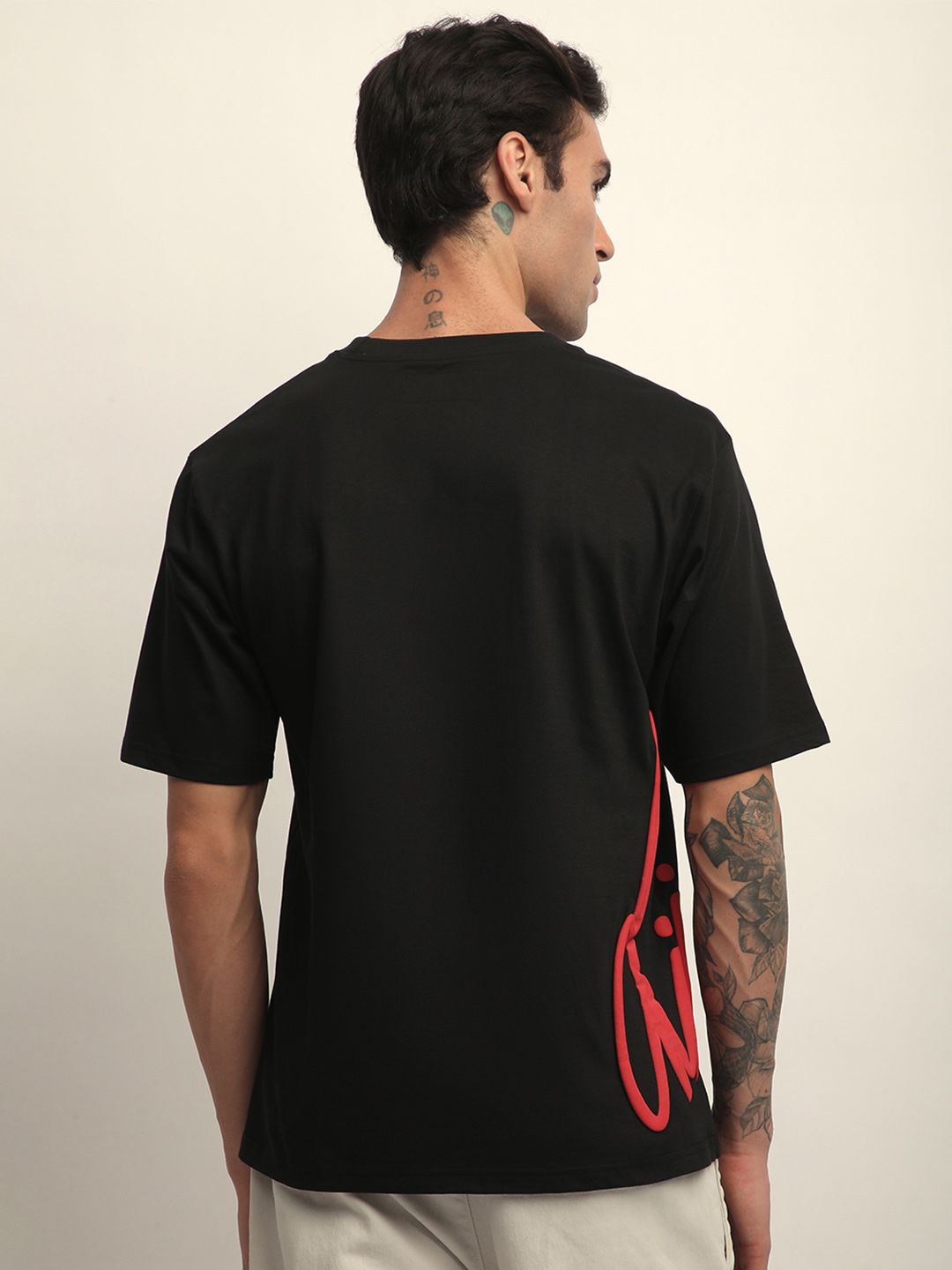 Difference Of Opinion Men Short Sleeve Oversized Crew Neck Printed Tshirt