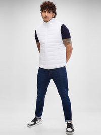 SPYKAR Men Sleeveless Regular Fit Padded Jacket