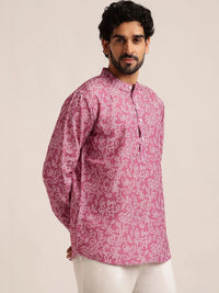 Anouk Lelaki Motif Etnik Cotton Bandhani Printed Kurta