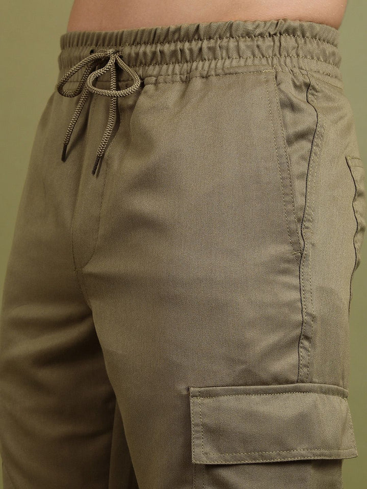 HIGHLANDER Men Slim Cargo Jogger Trousers