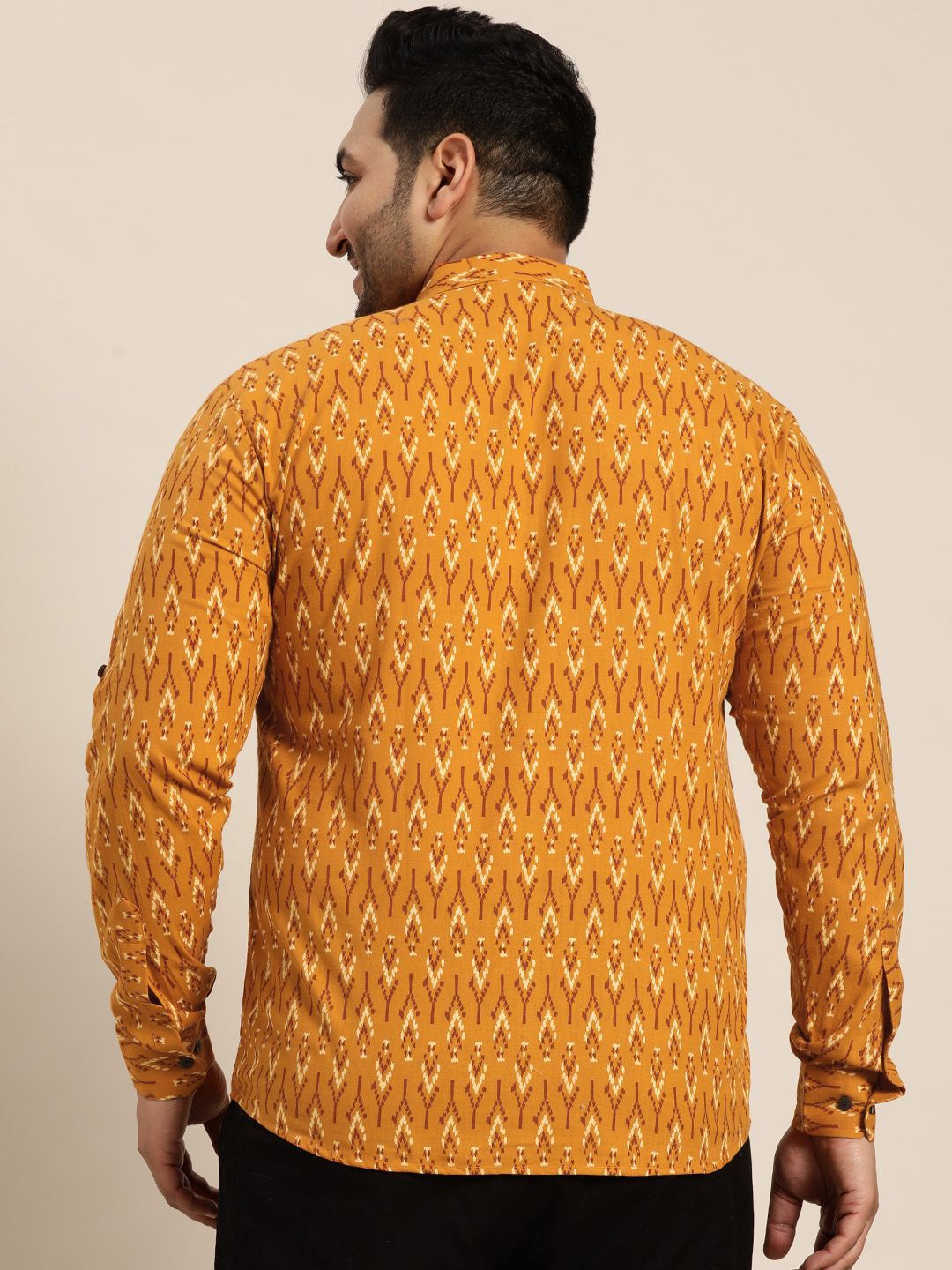 SOJANYA PLUS Geometric Printed Cotton Kurta