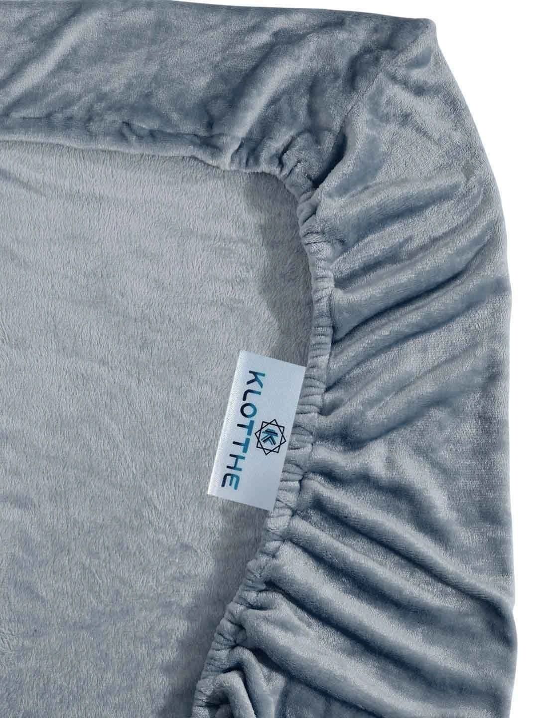 Moda Rapido X KLOTTHE Kelabu 300 TC Cadar Katil Single dengan 1 Sarung Bantal