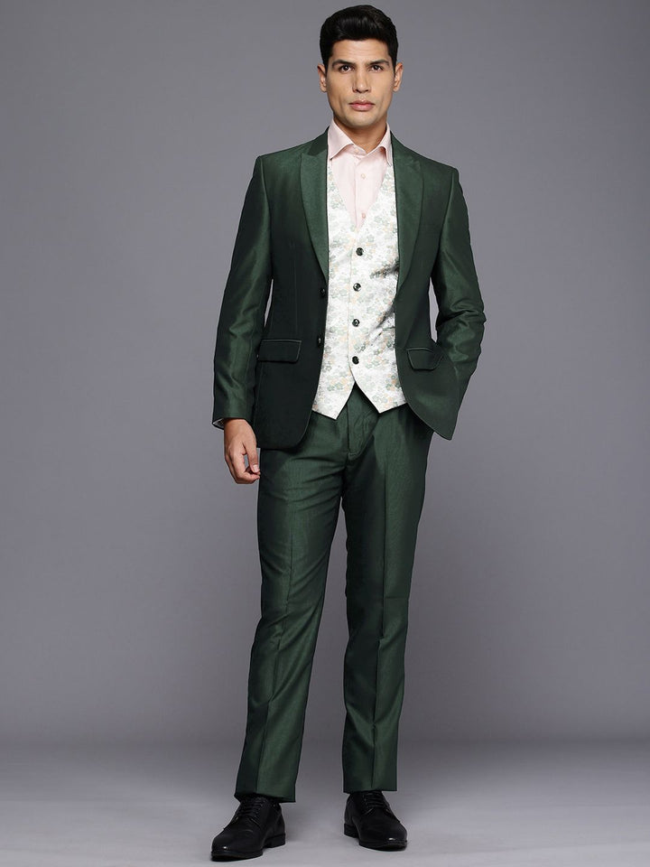 Raymond Single Breasted Contemporary Fit 3-Piece Formal Suit