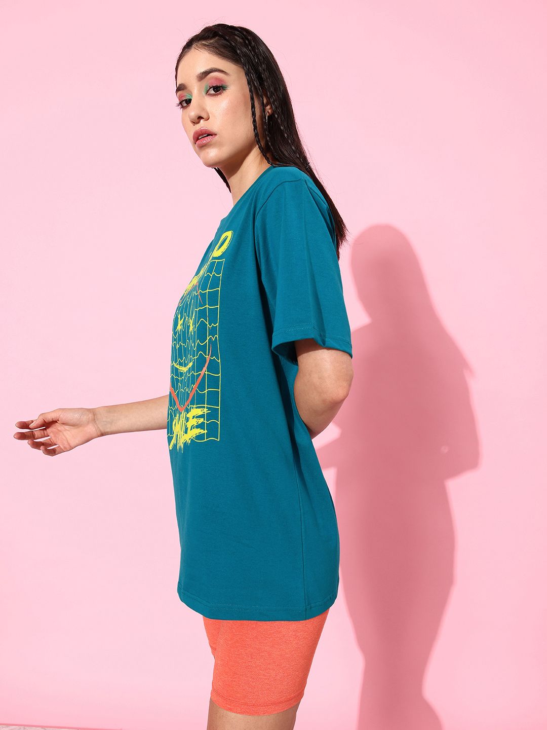 DILLINGER Pure Cotton Printed Oversized T-shirt