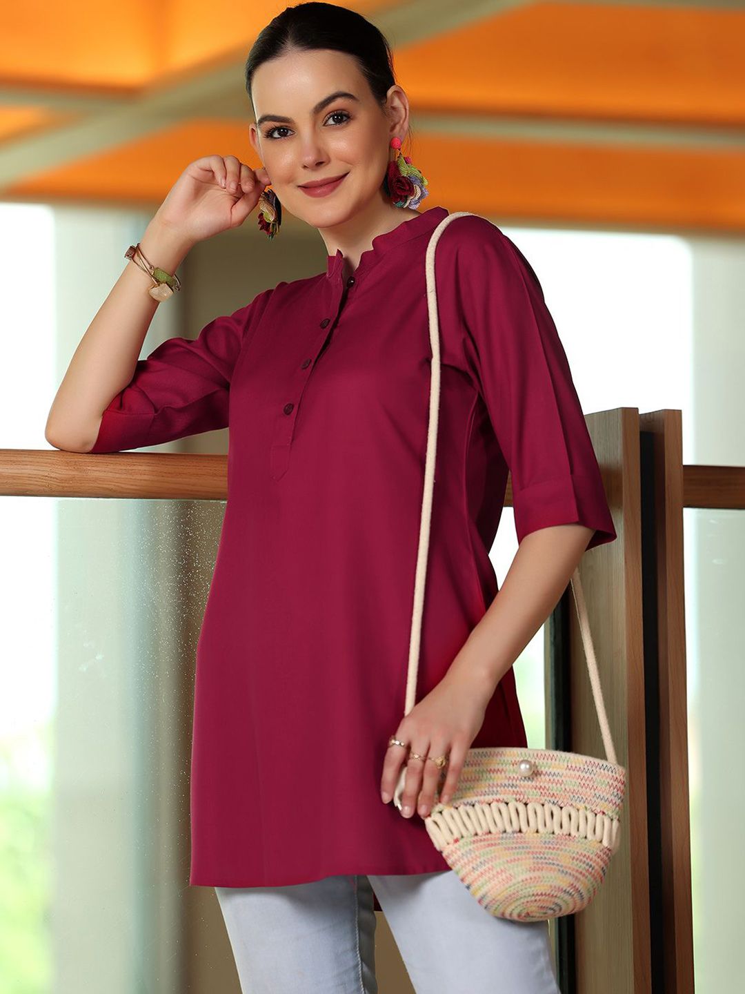 Libas Mandarin Collar Tunic