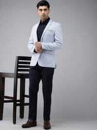 Park Avenue Active Fit Notched Lapel Single-Breasted Formal Blazer