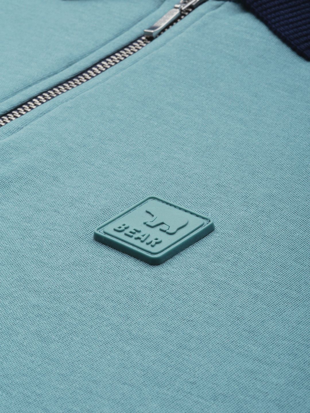 THE BEAR HOUSE Ardor Edition Men Polo Collar Applique Detail Slim Fit T-Shirt