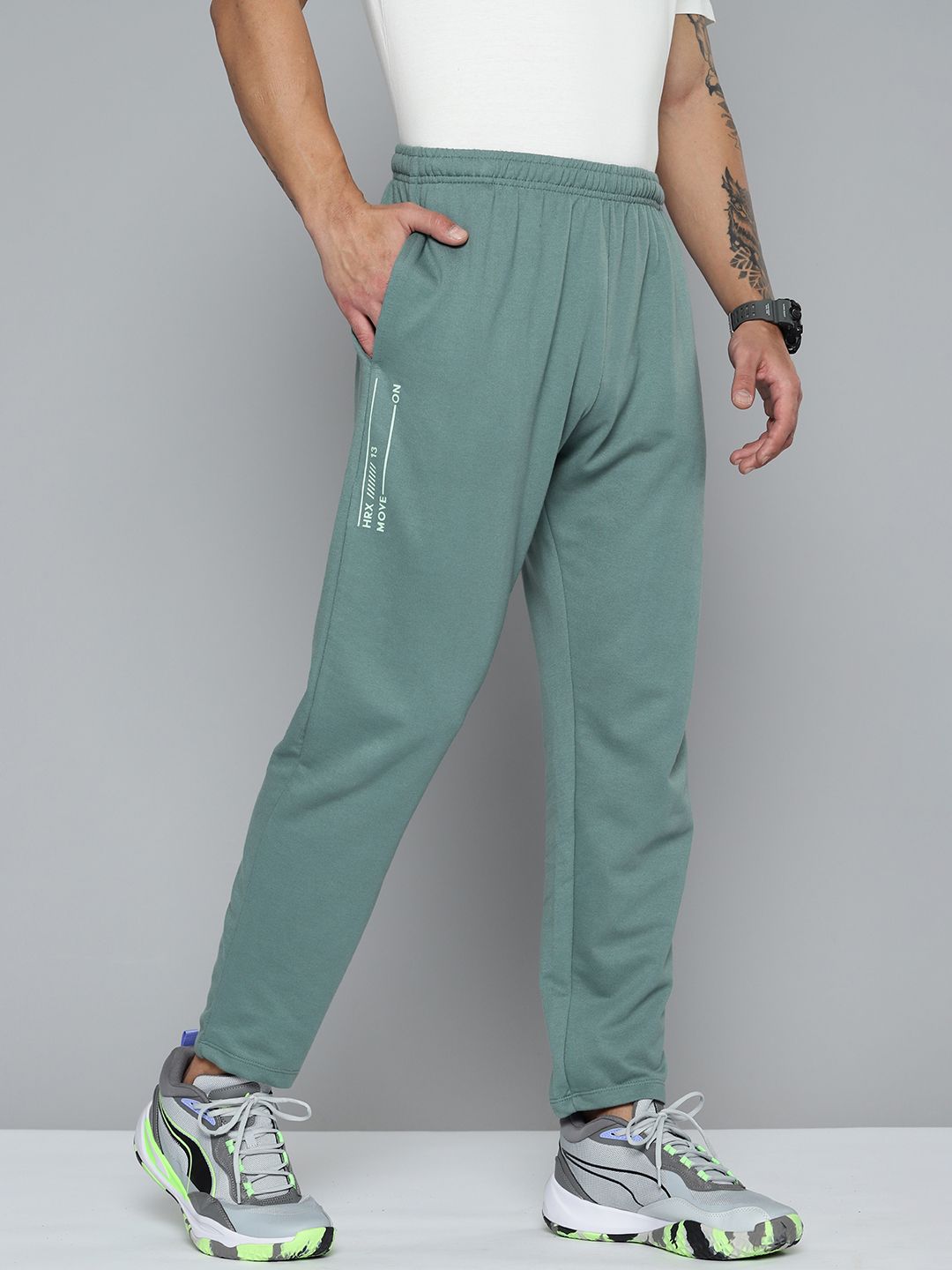 HRX by Hrithik Roshan Men Solid Track Pants